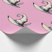 Witch Hat Pink Cadeaupapier (Hoek)
