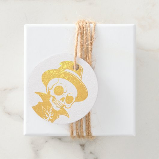 Witch Hat Skeleton Bedankjes Labels (Met doos)