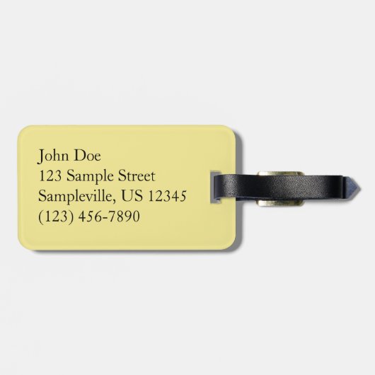 Witch Hazel Flowers Bagagelabel (Achterkant horizontaal)