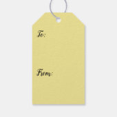 Witch Hazel Flowers Cadeaulabel (Achterkant)