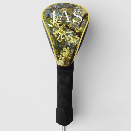 Witch Hazel Flowers Golfheadcover (Voorkant)