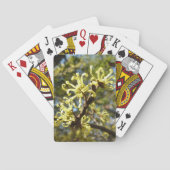 Witch Hazel Flowers Pokerkaarten (Achterkant)