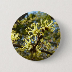 Witch Hazel Flowers Ronde Button 5,7 Cm