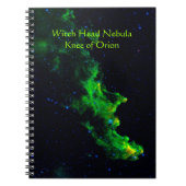 Witch Head Nebula afbeelding voor diepruimteastron Notitieboek (Voorkant)