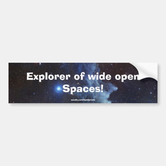 Witch Head Nebula Bumpersticker (Voorkant)