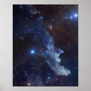 Witch Head nebula ruimte NASA-astronomie Poster