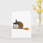 Witch Hedgel g. Happy Halloween! Kaart (Gele Bloem)
