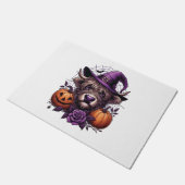 Witch Highland Halloween Koe Deurmat (Schuin)