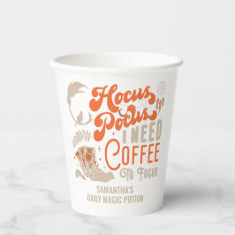 Witch Hocus Pocus Koffie Focus Potion Halloween Papieren Bekers