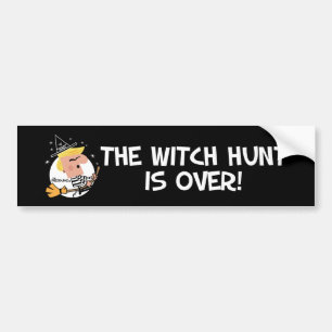 Witch Hunt anti Trump bumsticker Bumpersticker
