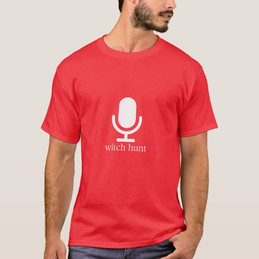 Witch Hunt Podcast Logo T-shirt zonder achtergrond (Voorkant)