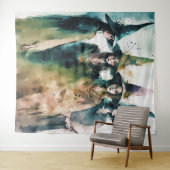 Witch illustratie #1 wandkleed (In Situ (horizontaal))