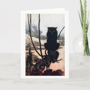 Witch in Cat Form Kaart