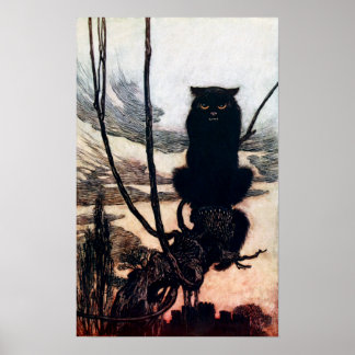 Witch in Cat Form Poster
