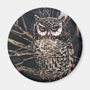 Witch in Owl Form Magneet