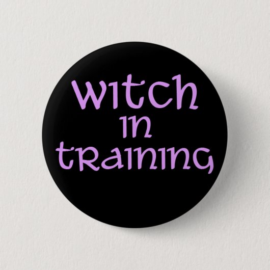 Witch-in-training Ronde Button 5,7 Cm (Voorkant)