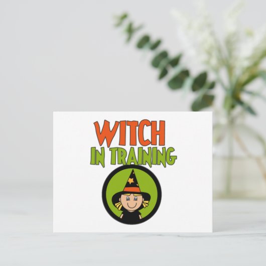 Witch in Training T-shirts en cadeautjes Briefkaart (Staand voorkant)