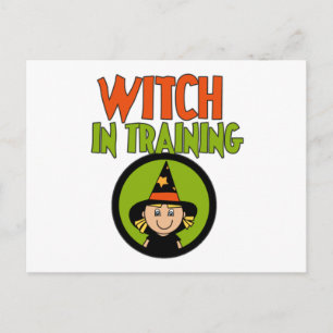 Witch in Training T-shirts en cadeautjes Briefkaart