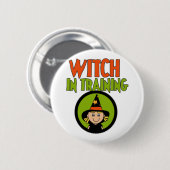 Witch in Training T-shirts en cadeautjes Ronde Button 5,7 Cm (Voorkant /achterkant)