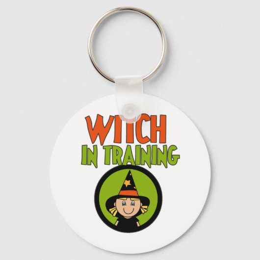 Witch in Training T-shirts en cadeautjes Sleutelhanger (Voorkant)