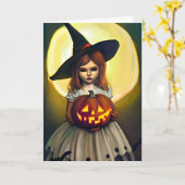 Witch-ing u een Gelukkige Halloween Kaart (Gele Bloem)