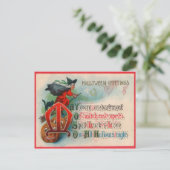 Witch Jack O Lantern Pumpkin Briefkaart (Staand voorkant)