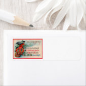 Witch Jack O Lantern Pumpkin Etiket (Insitu)