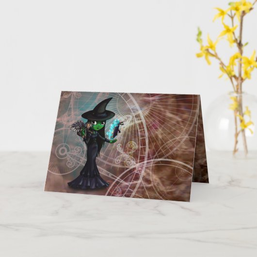 Witch Kaart (Gele Bloem)