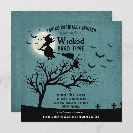 Witch Kaart (Voorkant / Achterkant)