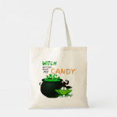 Witch kan beter mijn Snoep Halloween hebben Tote Bag (Achterkant)