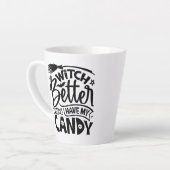 Witch kan beter mijn Snoep hebben Latte Mok (Linkerhoek)