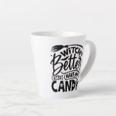 Witch kan beter mijn Snoep hebben Latte Mok (Rechterhoek)