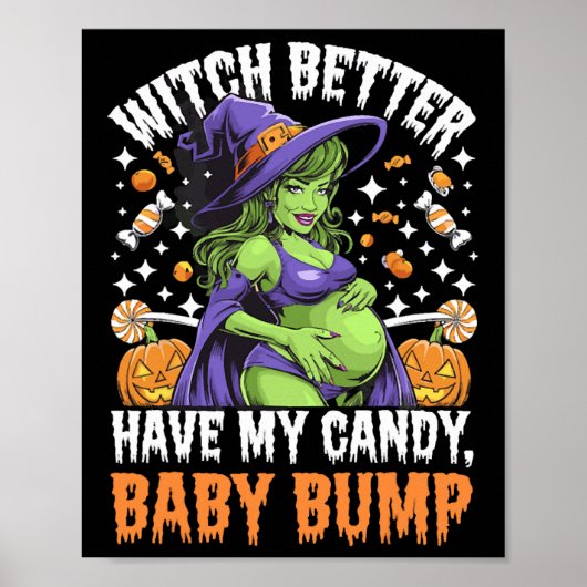 Witch kan beter mijn Snoep hebben Poster (Voorkant)