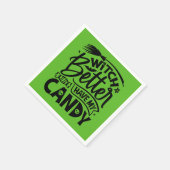 Witch kan beter mijn Snoep hebben Servet (Hoek)