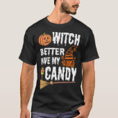 Witch kan beter mijn Snoepjes shirt hebben (Voorkant)