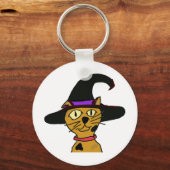 Witch Kat Sleutelhanger (Voorkant)