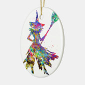 Witch Keramisch Ornament (Links)