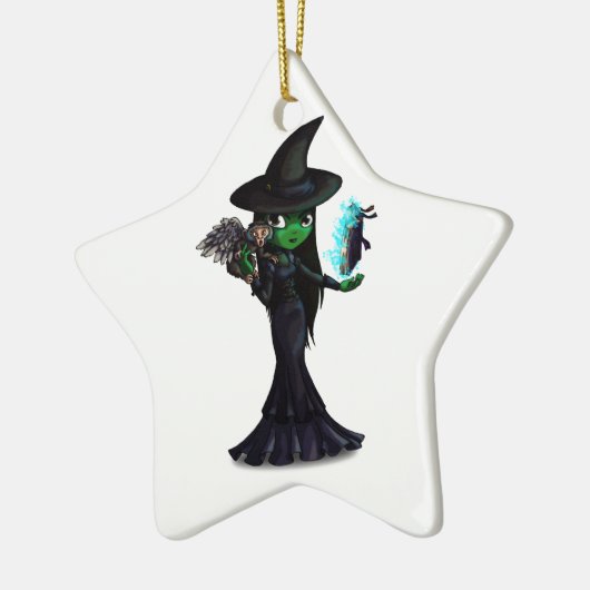 Witch Keramisch Ornament (Links)