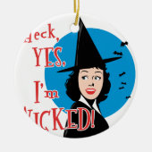Witch Keramisch Ornament (Voorkant)