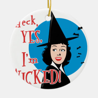 Witch Keramisch Ornament
