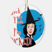 Witch Keramisch Ornament (Links)