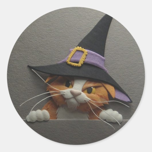 Witch kitten Stickers (Voorkant)
