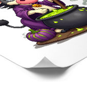 Witch Koe Cauldron Brew Poster (Hoek)