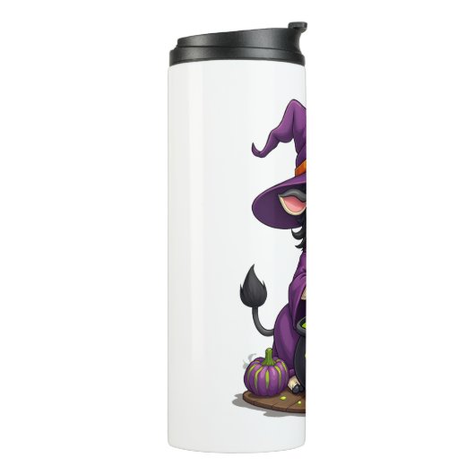 Witch Koe Cauldron Brew Thermosbeker (Gedraaid links)