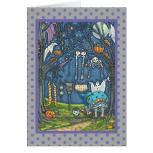WITCH LAUNDRY DAY, SKELETONS GHOSTS WENSKAART