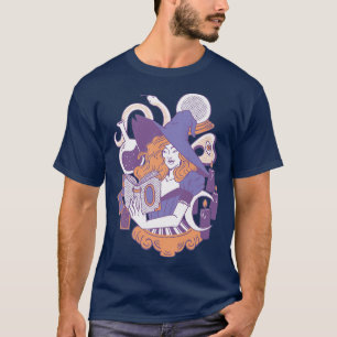 Witch leest boek Fantasy heks Magic T-shirt