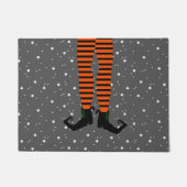 Witch Legs Halloween door Mat (Voorkant)