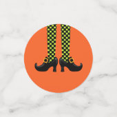 Witch Legs Halloween | Whimsical Confetti (Kleine voorkant)