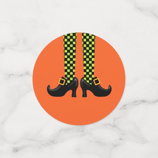 Witch Legs Halloween | Whimsical Confetti (Kleine voorkant)