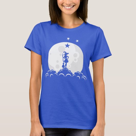 Witch met Moon T-Shirt (Voorkant)